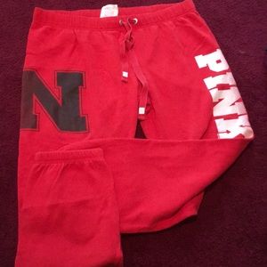 PINK Husker sweatpants